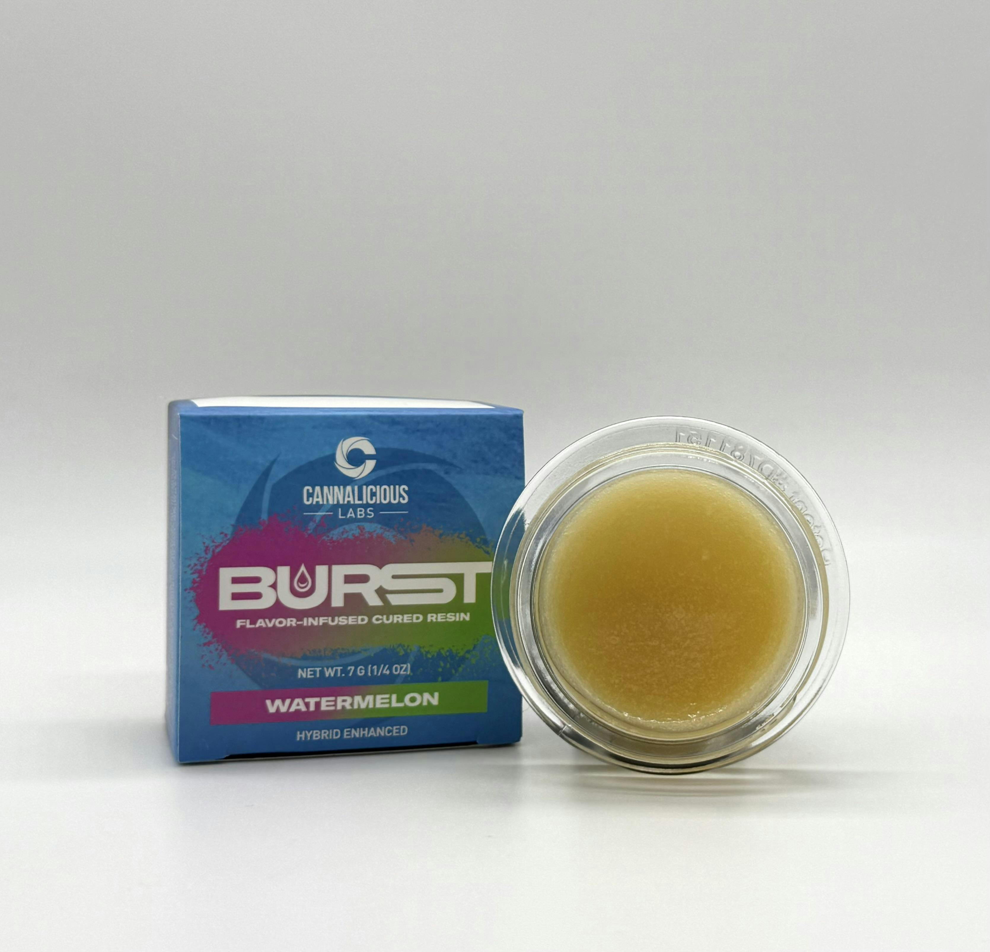 Cannalicious - 2g Cured Resin Baller Jar - Watermelon Burst