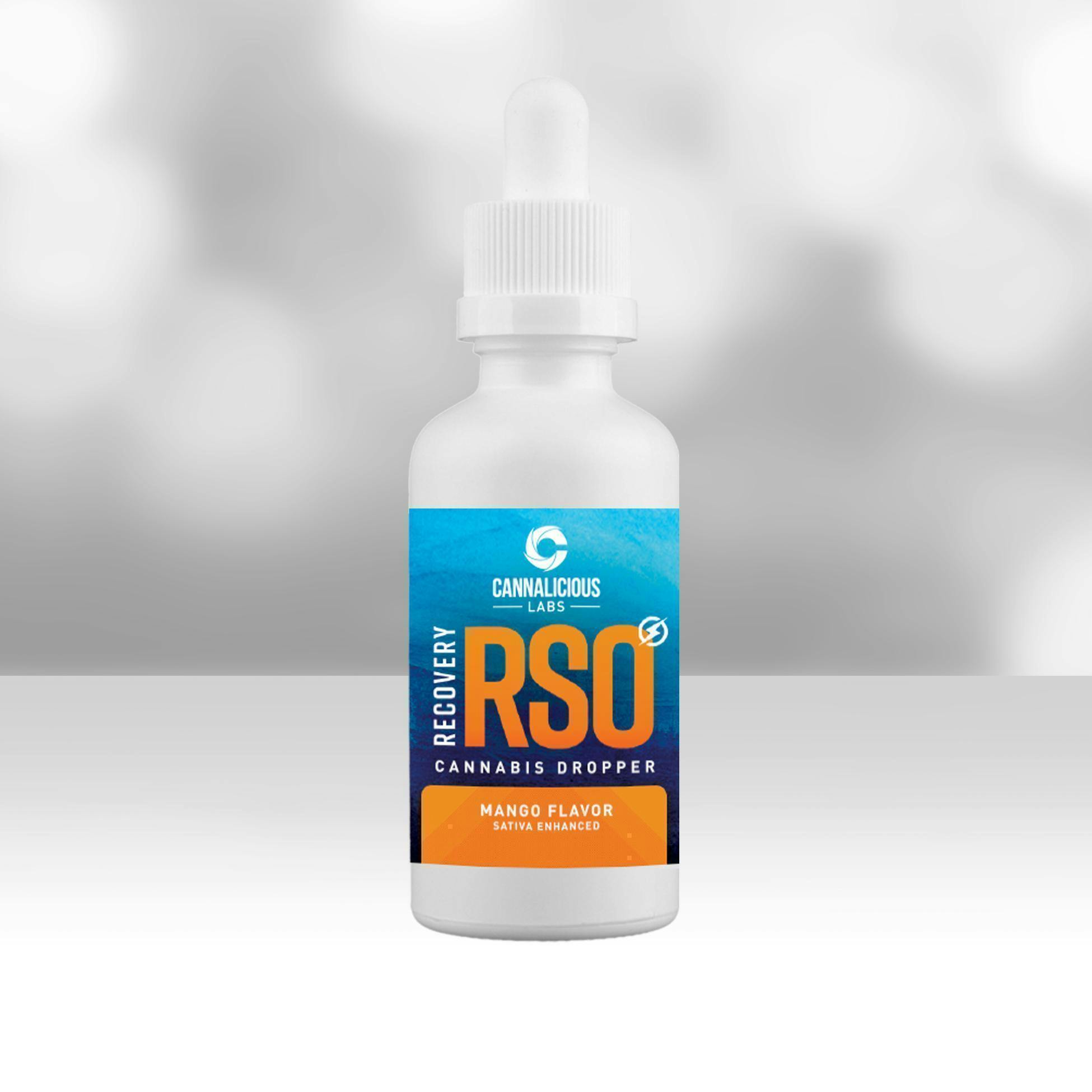 Cannalicious - 200mg RSO Dropper - Recovery - Mango