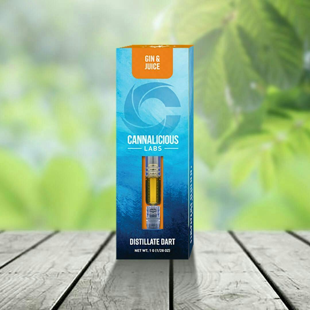 Cannalicious - 1g Distillate Dart - Gin & Juice