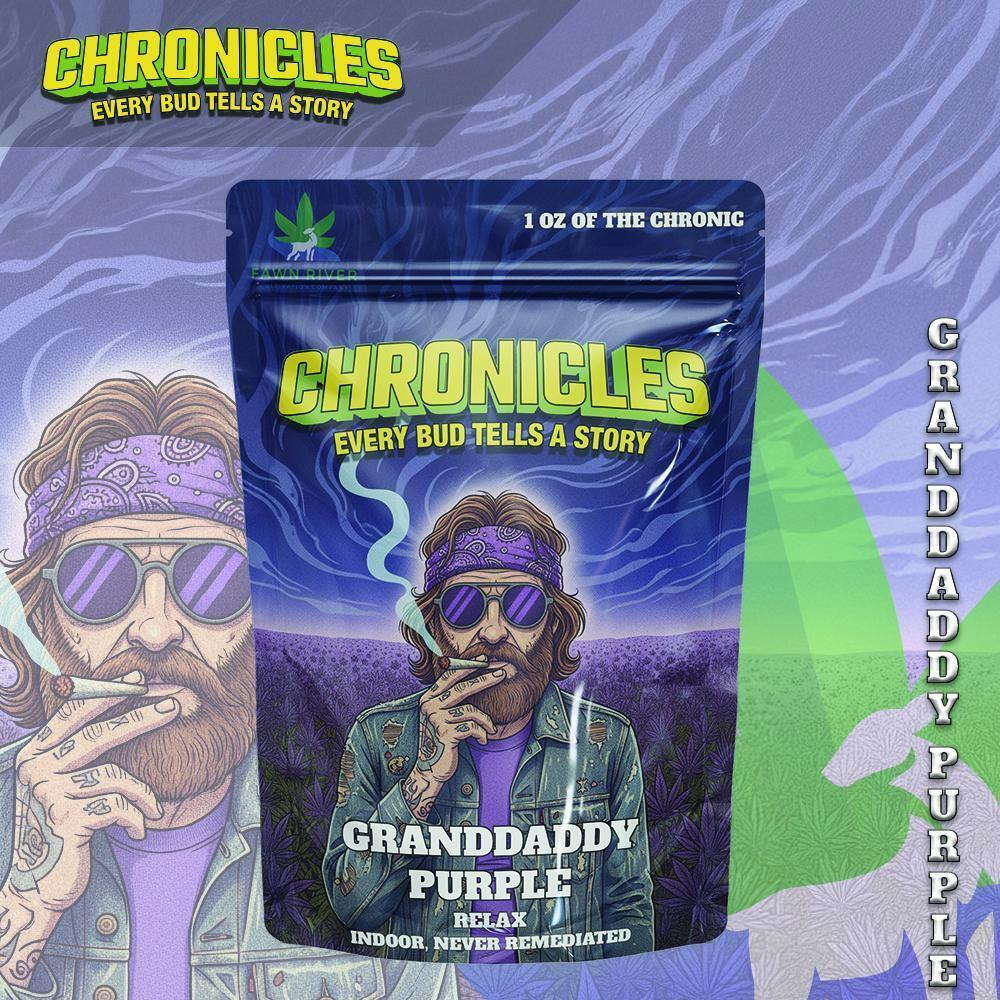 Chronicles - 28g Prepack - Granddaddy Purple cannabis product