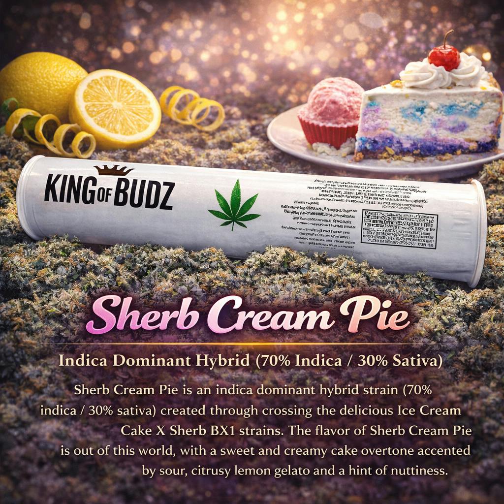 KOB - 1g Preroll - Sherb Cream Pie