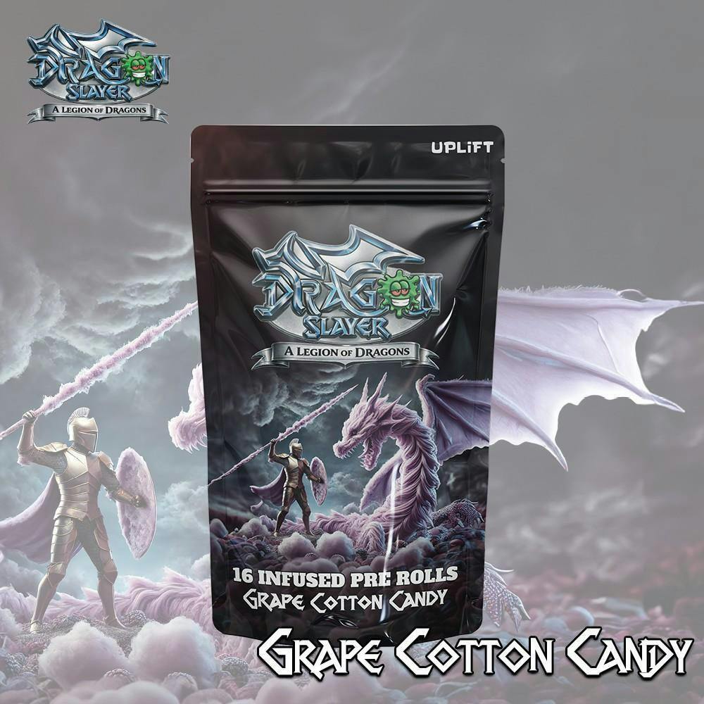 Dragon Slayer - 16-Pack .8g Infused Prerolls - Grape Cotton Candy