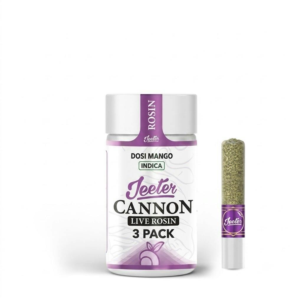 Jeeter - Preroll - Infused - Dosi Mango Live Rosin - 1.5g 3pk