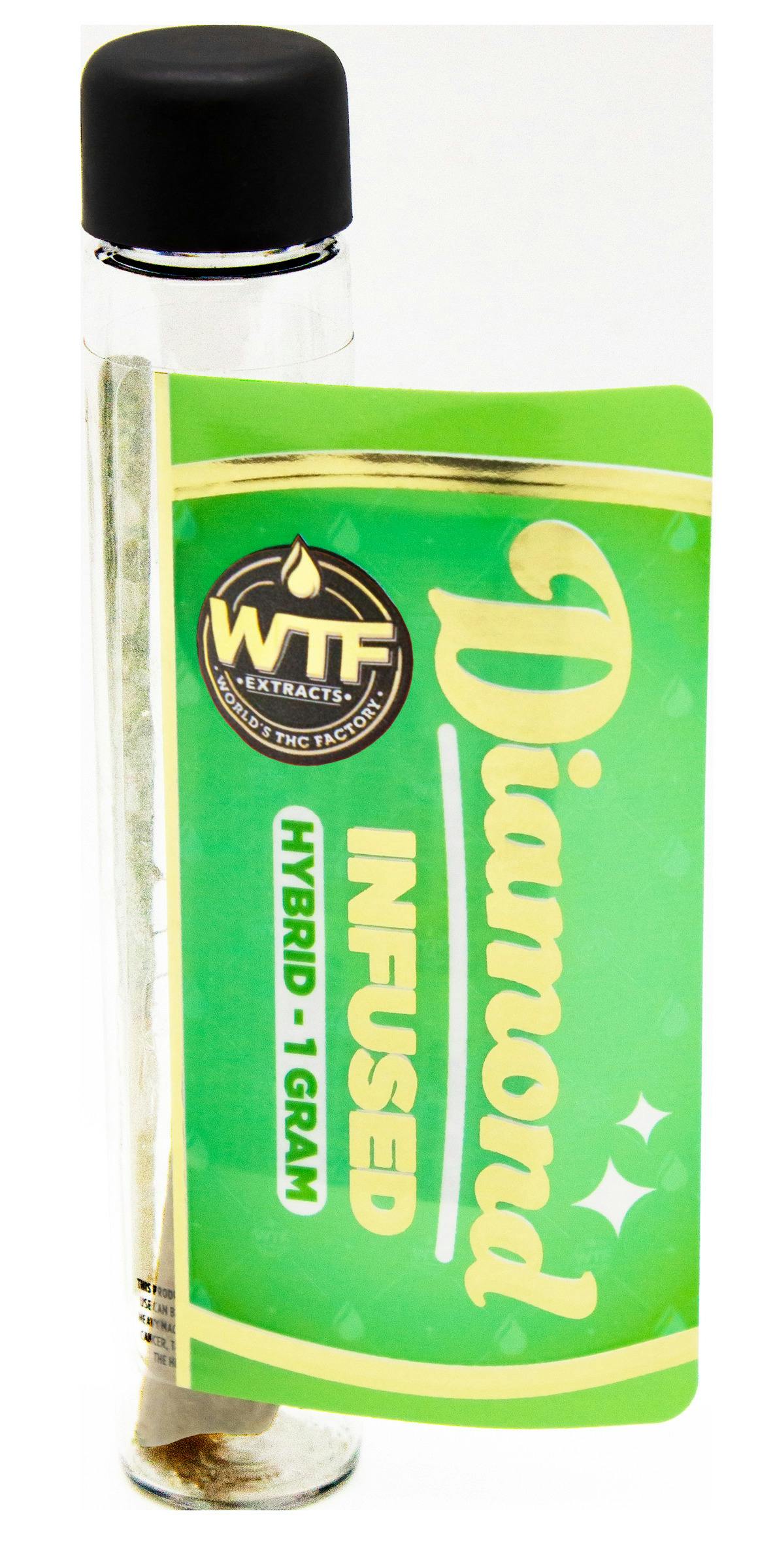 WTF - Diamond Infused Preroll - Cherry Truffle (H) (1.0g)