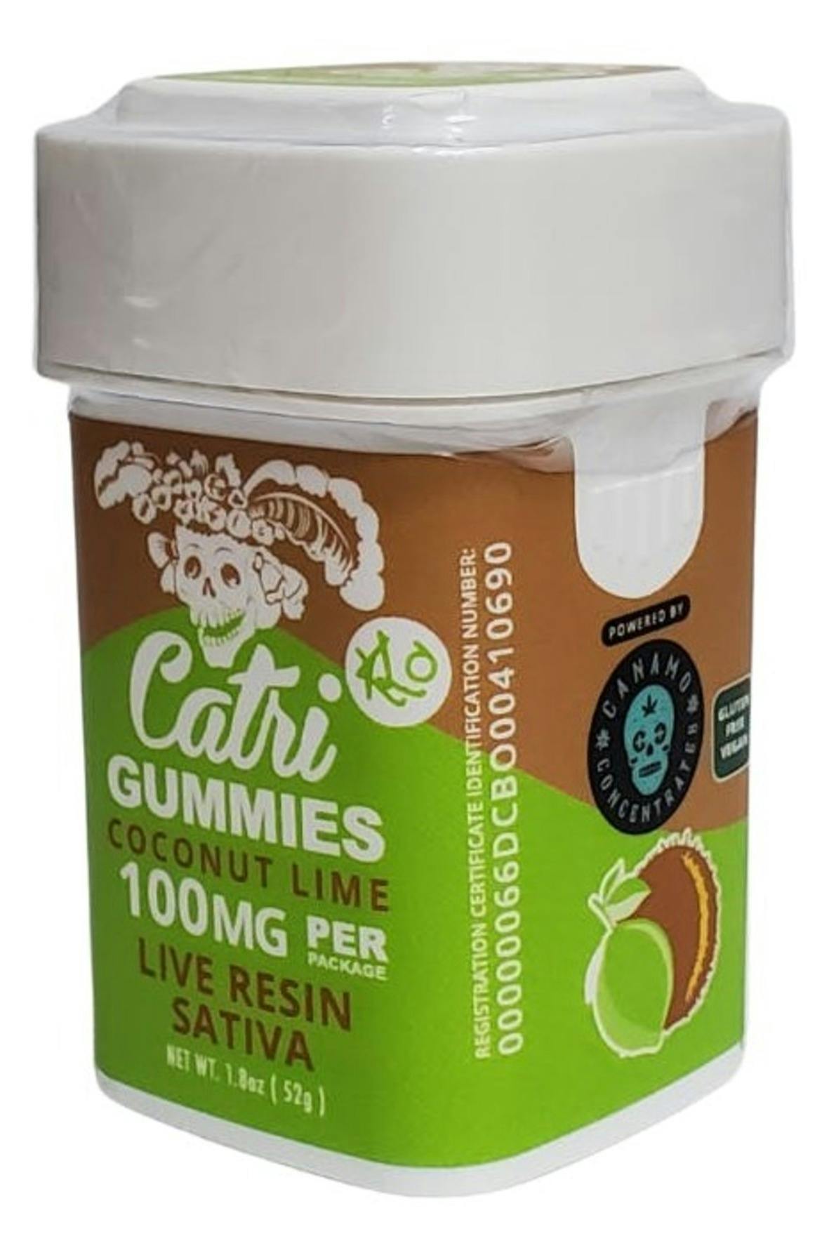 Catri - Gummies Live Resin - Coconut Lime (S) (100mg)