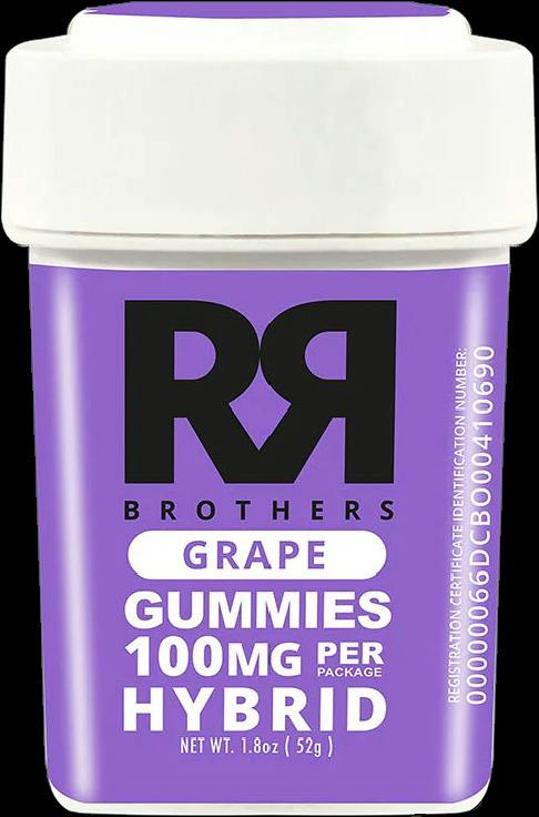 RR Brothers - Gummies - Grape (I) (100mg)