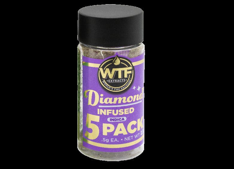 WTF · Diamond Infused Preroll 5pk