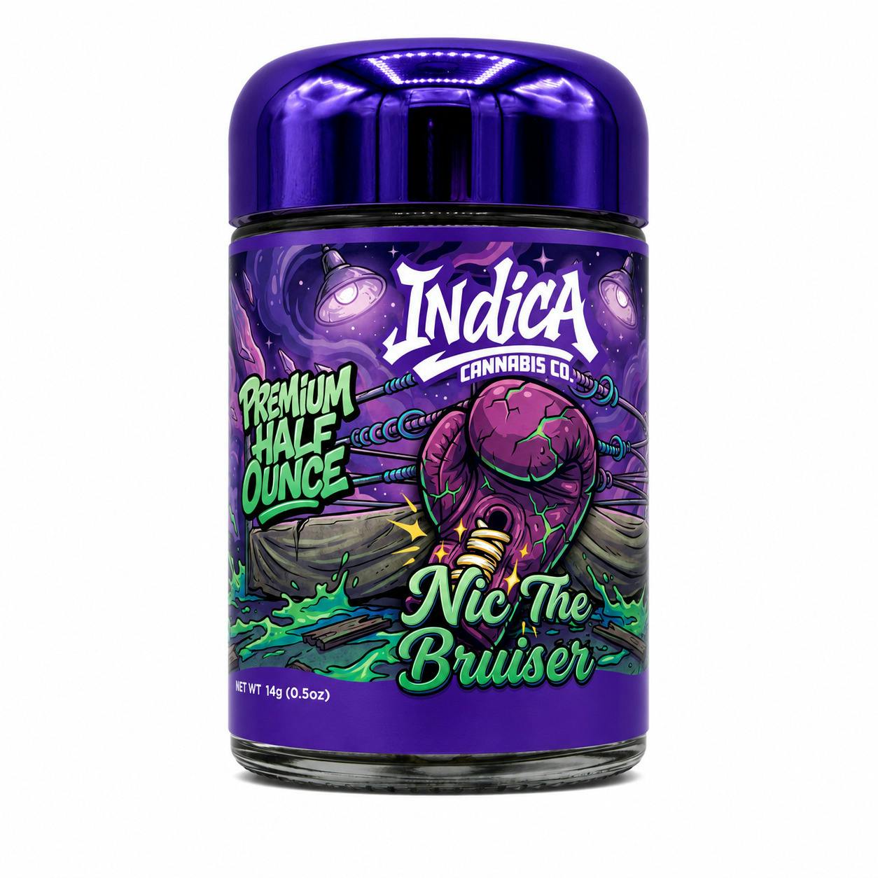 Indica Cannabis Co - Flower - Nic The Bruiser (I) (14.0g)