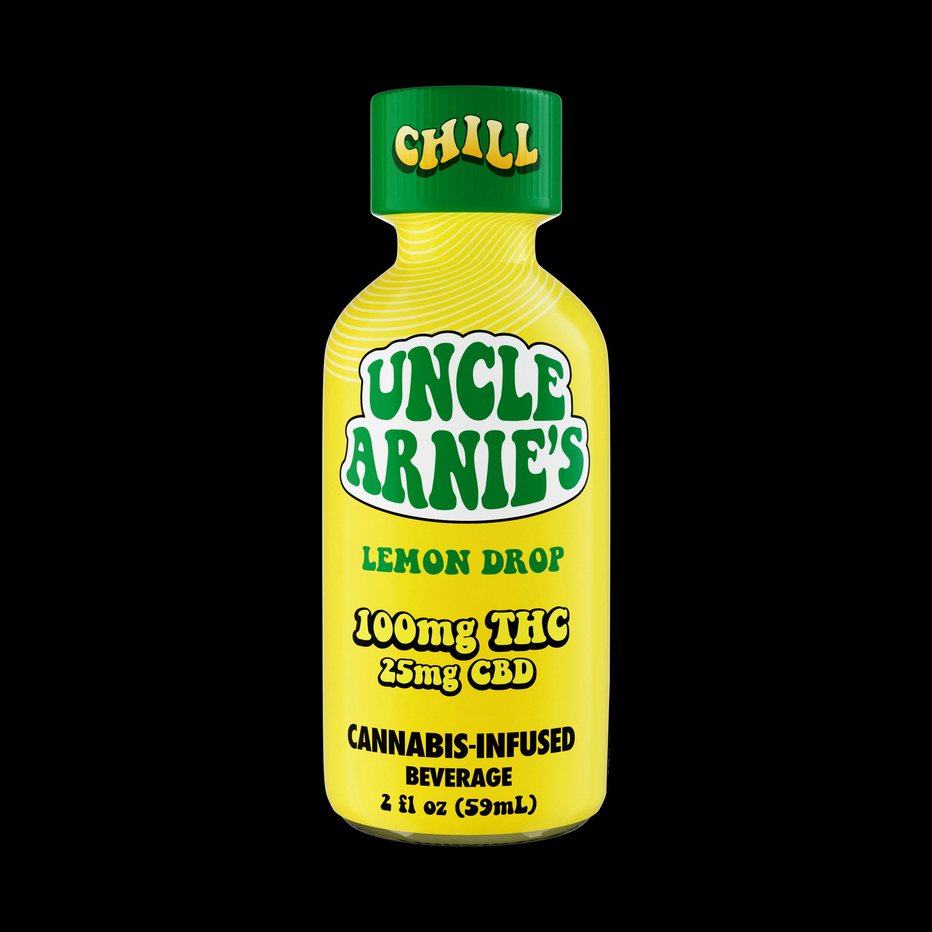 Uncle Arnie's - Cannabis Infused Beverage 4:1 - Lemon Drop (2oz) (100mg THC/25mg CBD)