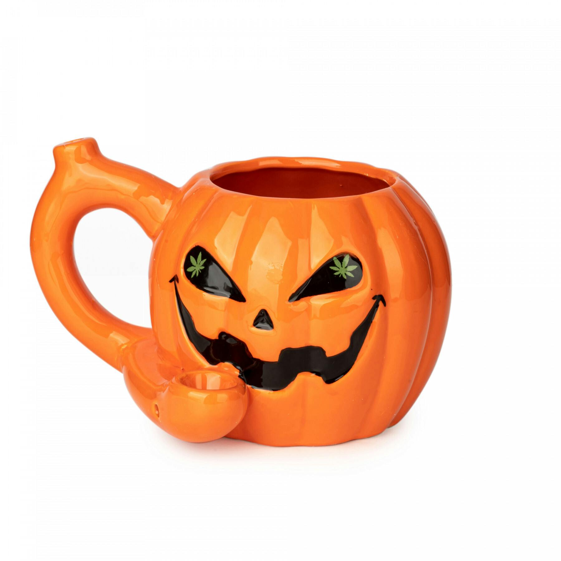 Ceramic Mug Pipe - Pumpkin