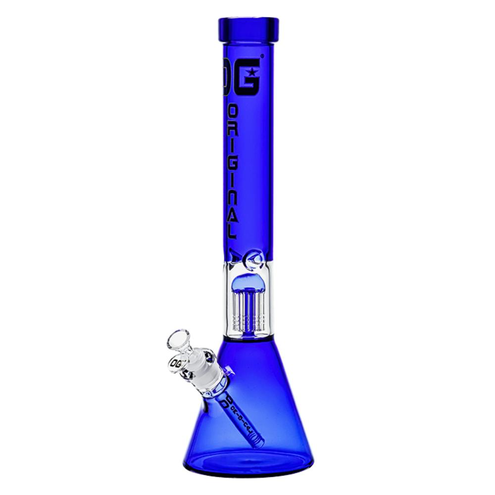 Colored Tree Perc Beaker - 18" - Blue