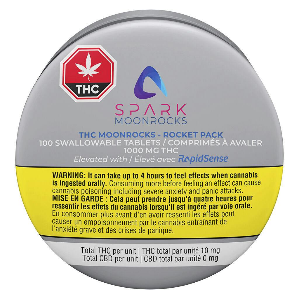 SPARK THC Moonrocks – Rocket Pack - 100 caps