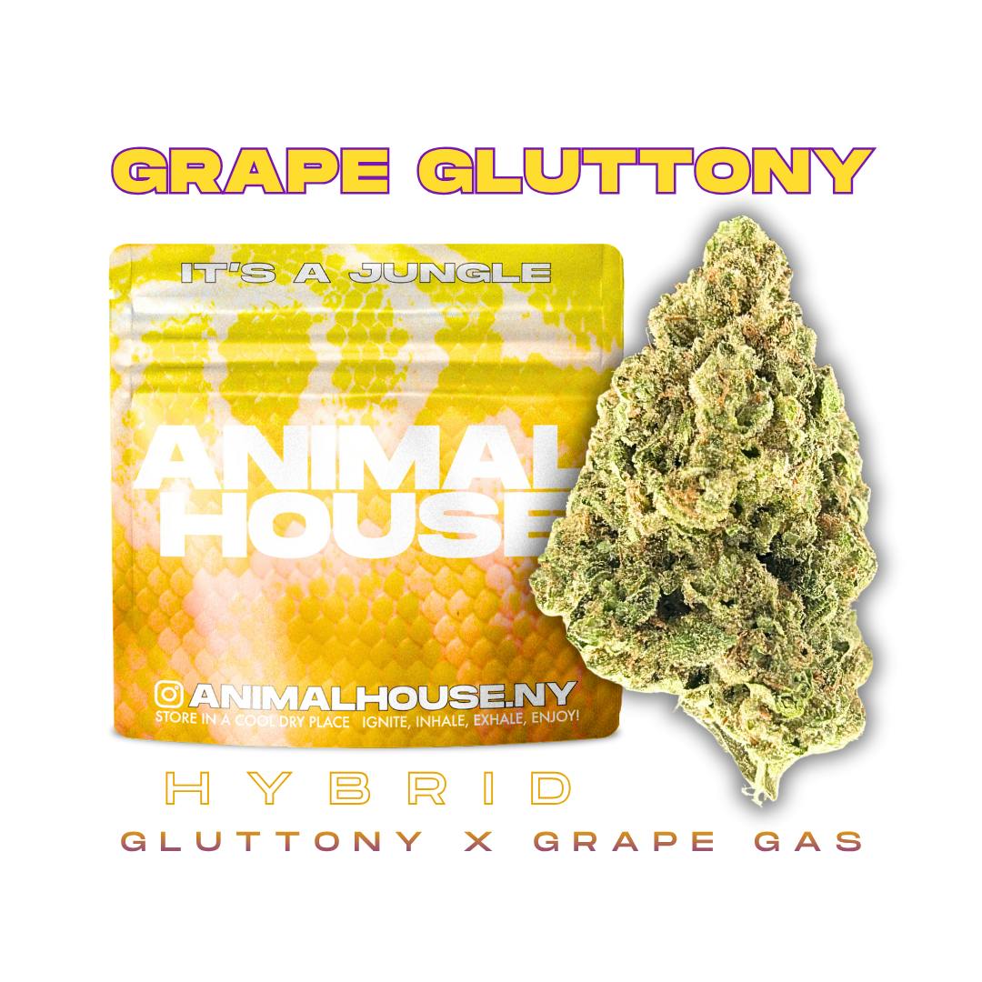 Animal House | Flower | Mixed Light Buds | Hybrid | Grape Gluttony