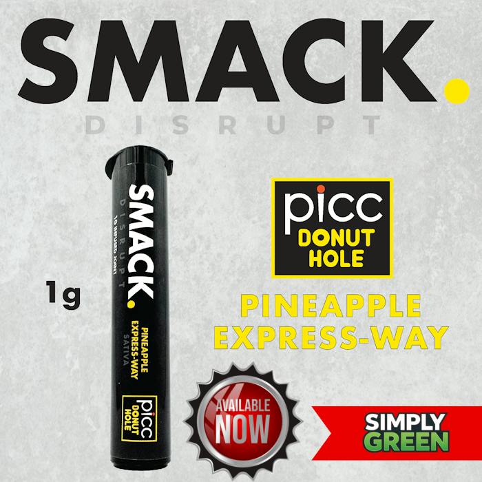 Picc | Pre-Roll | Smack | Terpene Concentrate Infused | Sativa | Pineapple Express-way at Simply Green