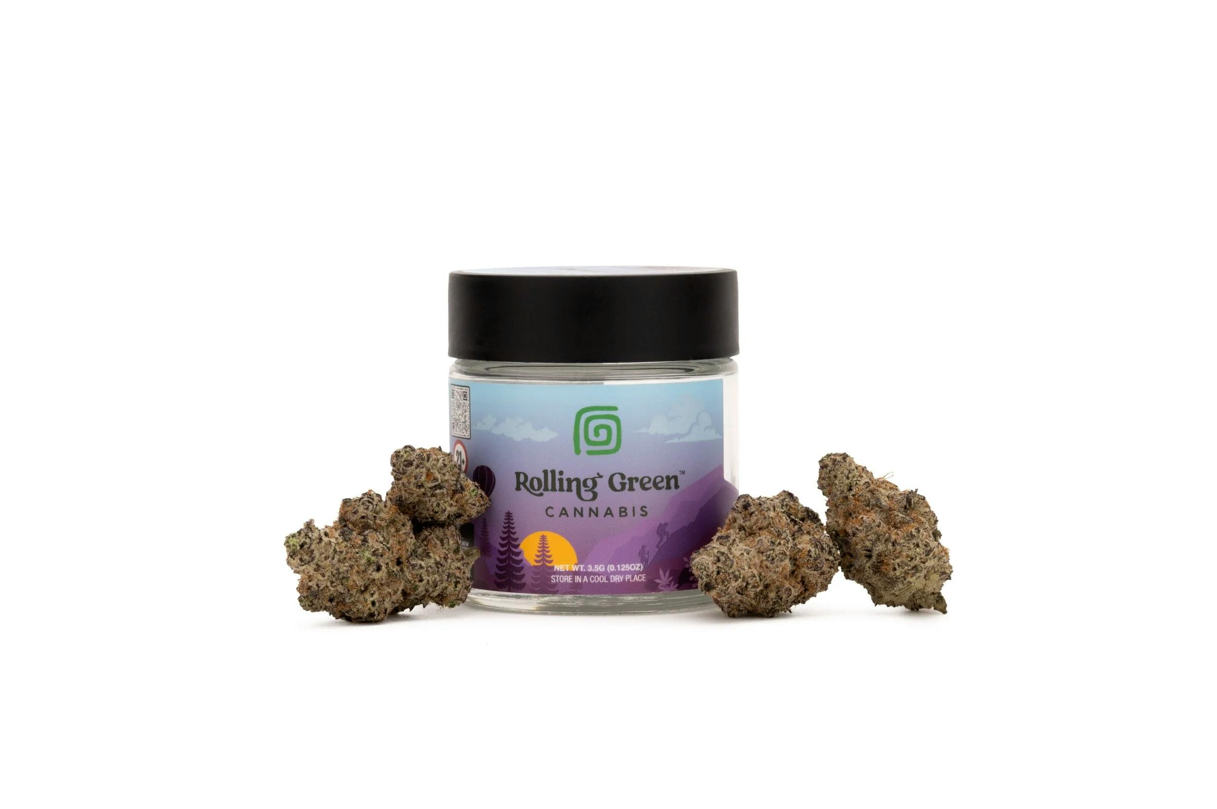 Rolling Green | Flower | Indica Dominant Hybrid | Satan's Cookies