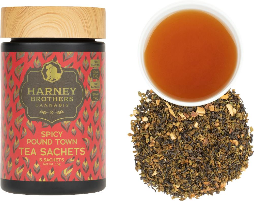 Tea Sachets Spicy Pound Town