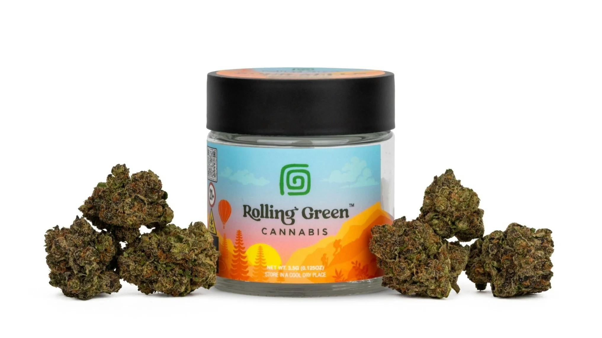 Rolling Green | Flower | Indica Dominant Hybrid | Pinnacle