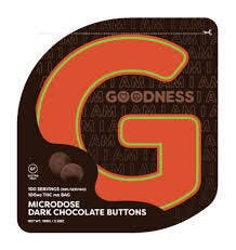 I Am Goodness | Edible | Microdose Dark Chocolate Buttons