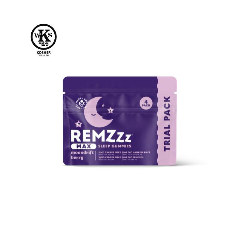 REMZzzz | Edible | Sleep Gummies | Trial Pack | Moondrift Berry | 10mg x 4pk at Simply Green