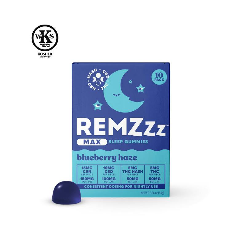 REMZzzz | Edible | Sleep Gummies | Blueberry Haze | 10mg x 10pk
