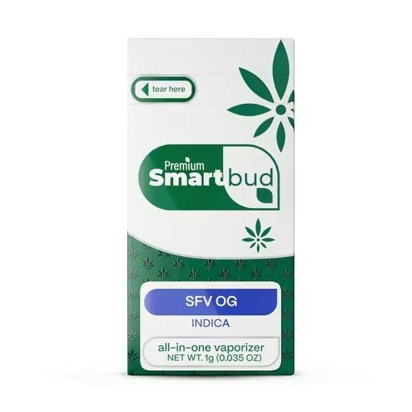 Smartbud | Vape AIO | Indica | SFV OG at Simply Green