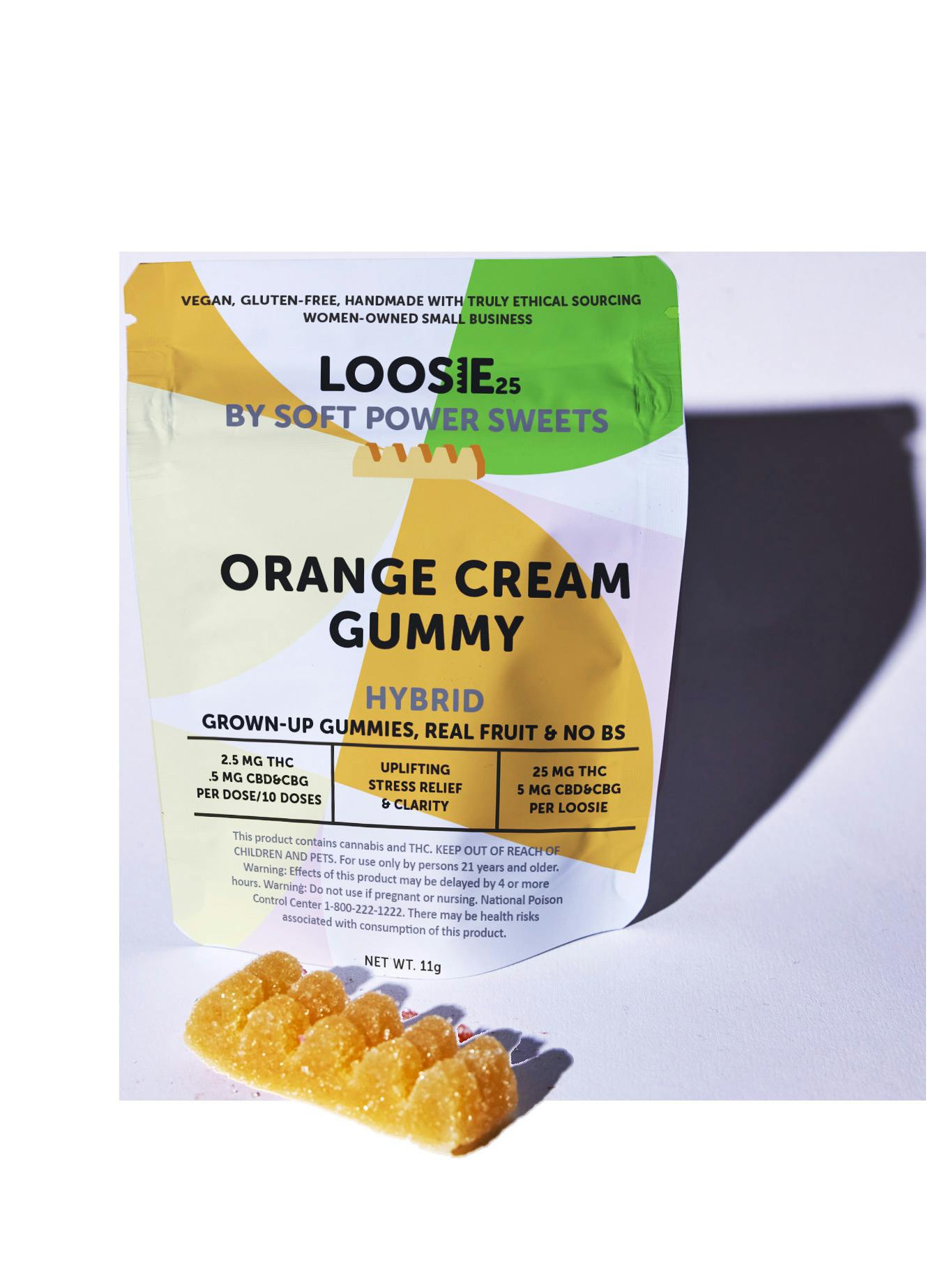 Orange Cream "Loosie" Gummy | 5:1:1 THC:CBD:CBG