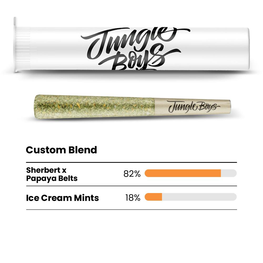 Sherbert x Papaya Belts + Ice Cream Mints - 1g Pre-Roll