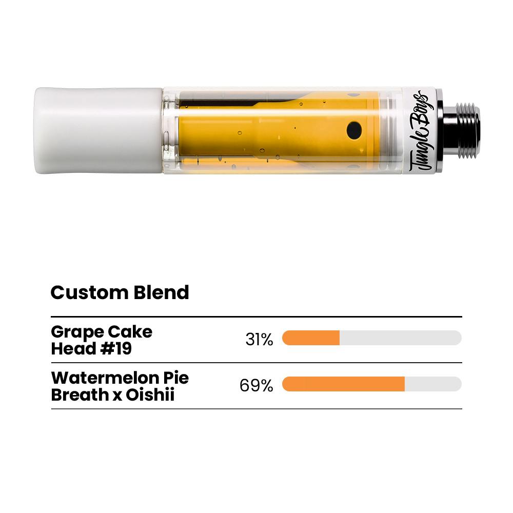 Grape Cake Head #19 + (WPB x Oishii) - 1g Live Resin 510 Cartridge