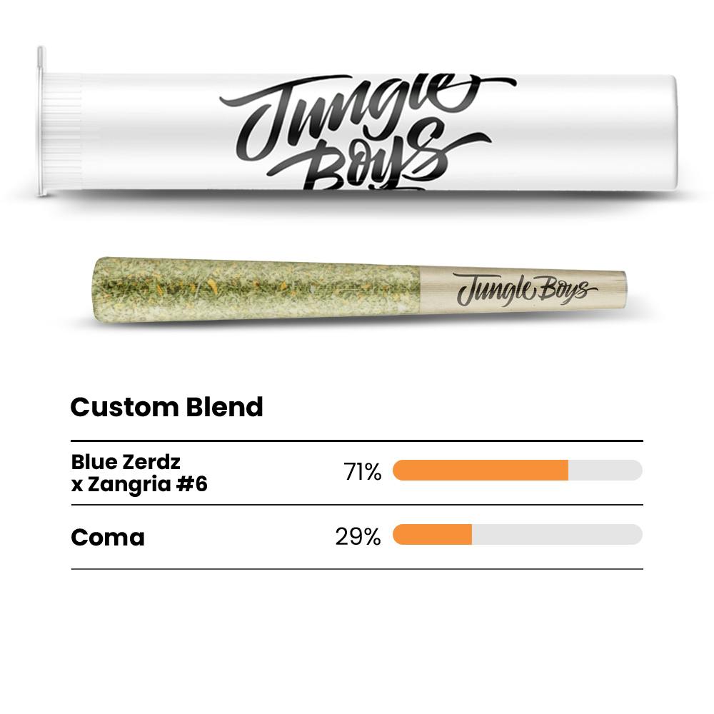 Blue Zerdz x Zangria #6 + Coma - 1g Premium Pre-Roll