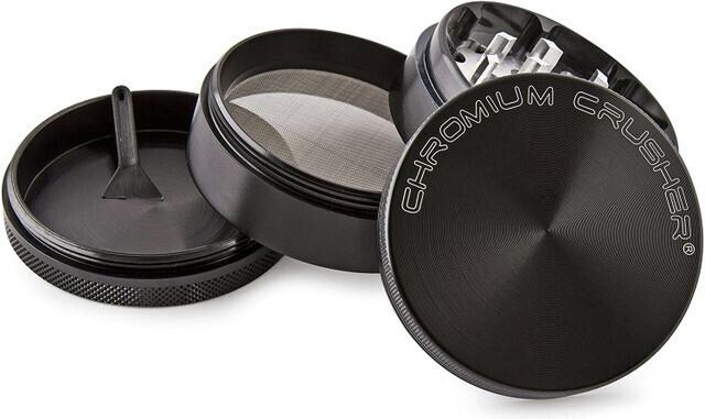 Chromium Crusher 40mm Four Piece Zinc Grinder - Assorted
