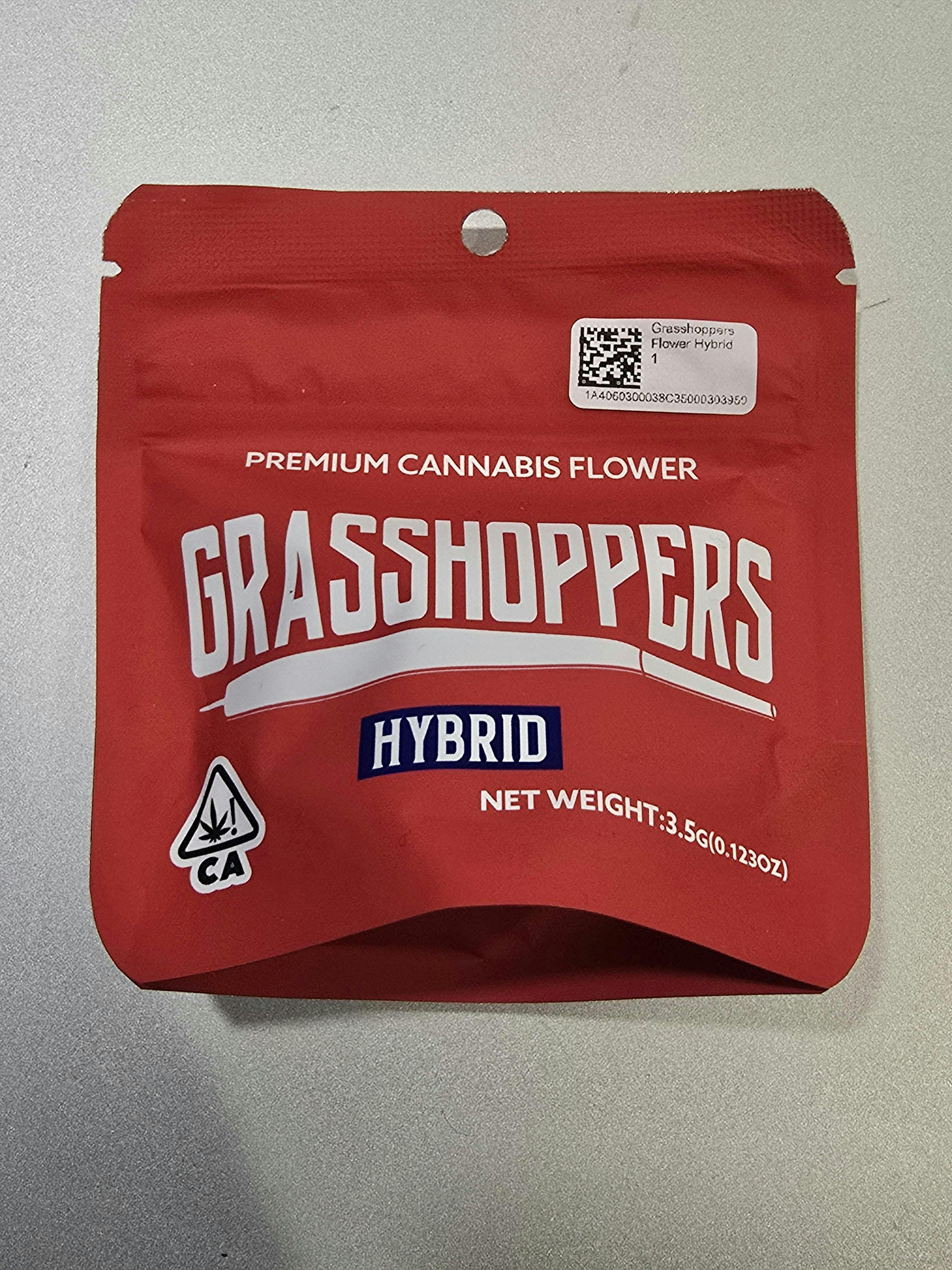 Grasshoppers - Grasshoppers- — Grasshoppers- Hybrid 3.5g Flower