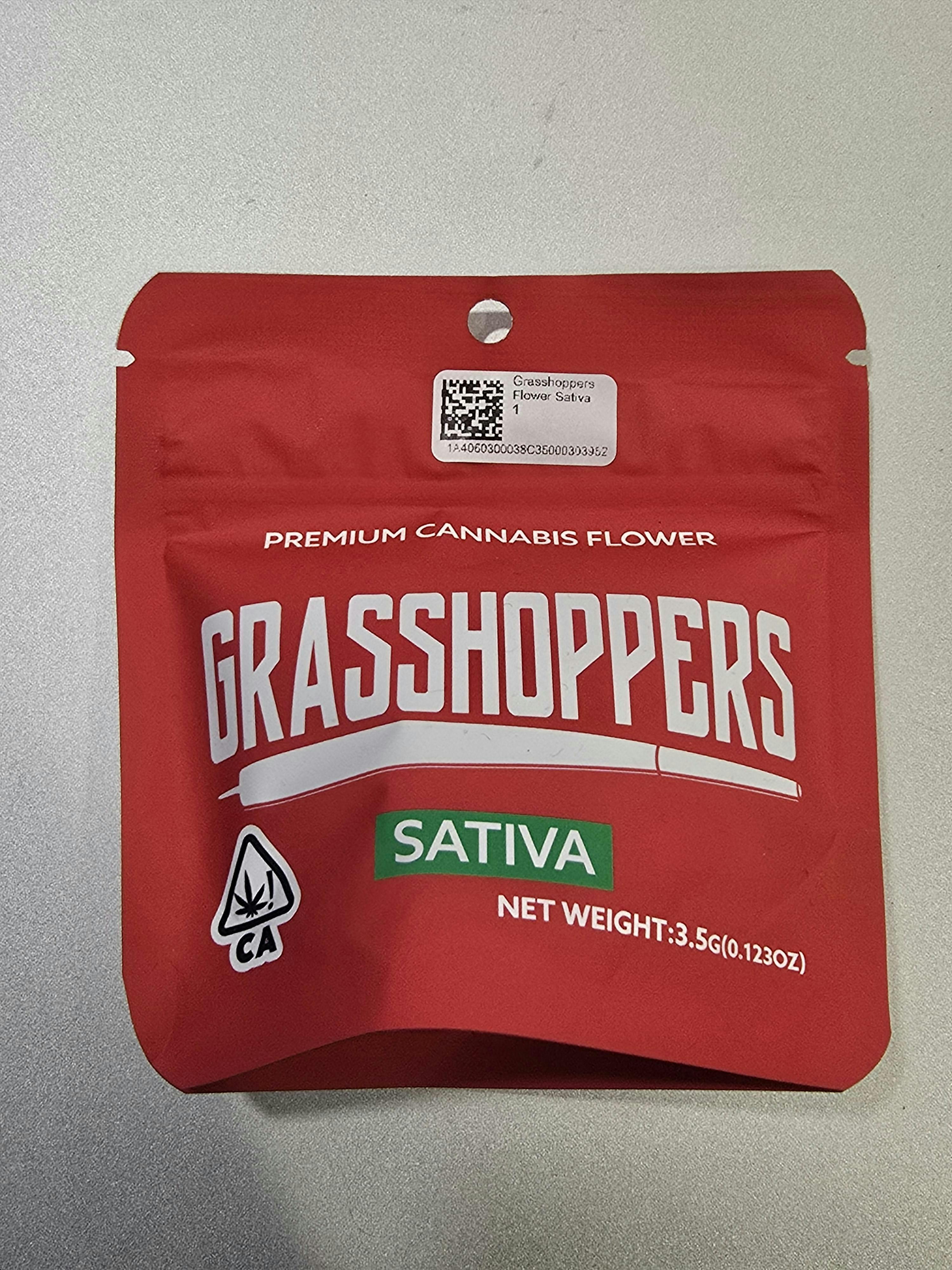 Grasshoppers - Grasshoppers- — Grasshoppers- Sativa 3.5 Flower