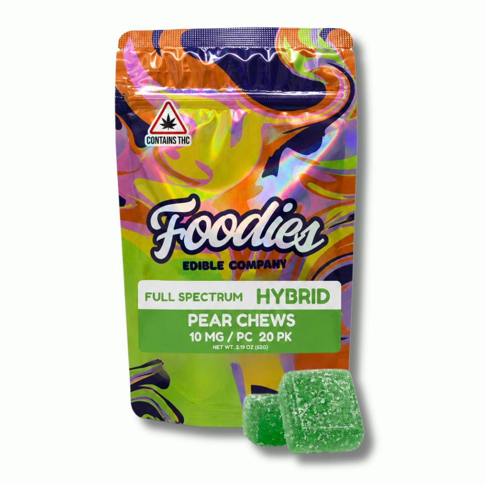 Pear Gummies (Hybrid) | [10mg] 20pk | Foodies