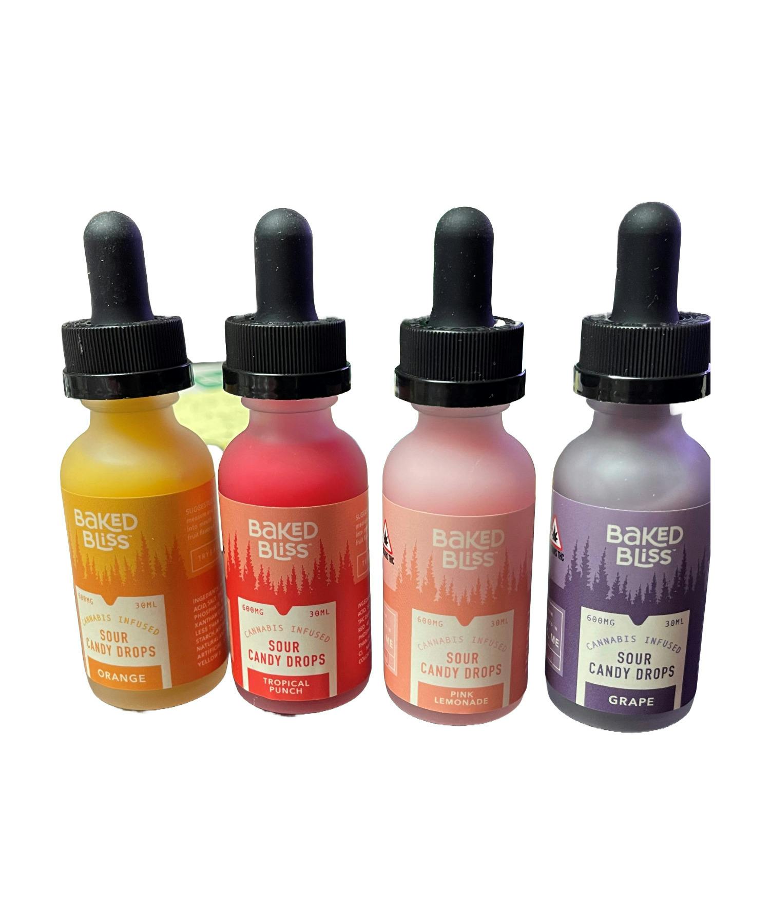 600mg Baked Bliss - Sour Candy Drops