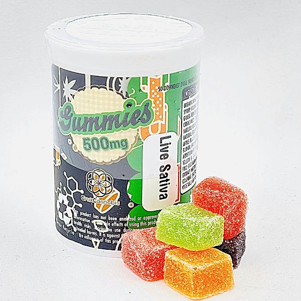 500mg Sativa Gummies - Full Spectrum