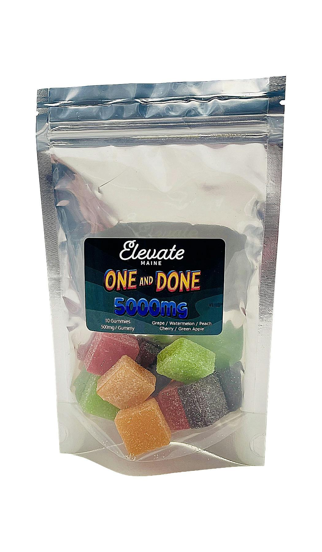 5000mg One and Done Gummies - Distillate
