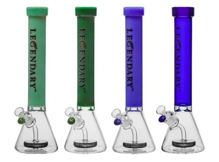 Legendary - Showerhead Glass Beaker Bong - 16"