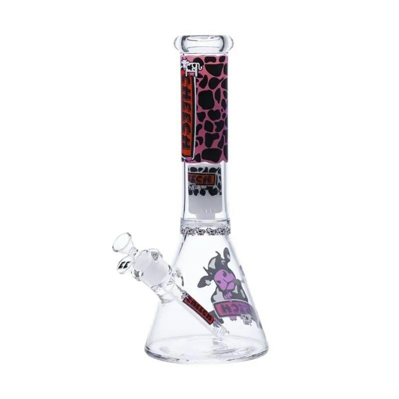 Cheech - 7mm Mad Cow Glass Bong - 14"