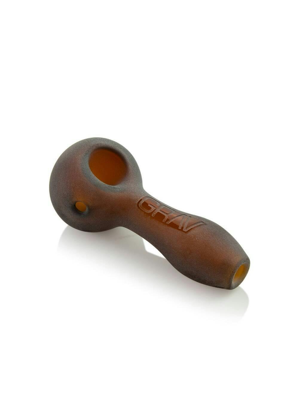 Grav Sandblasted Amber Spoon Each at Green Dragon Dispensary - Palatka