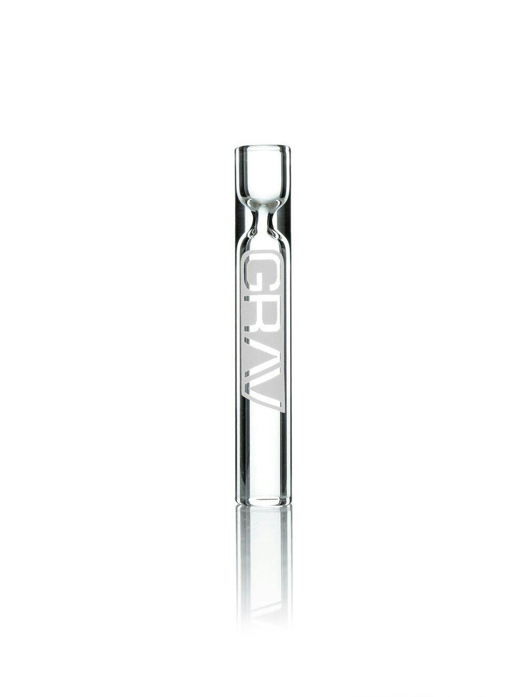 Grav 12mm Taster Clear Chillum Each at Green Dragon Dispensary - Stuart