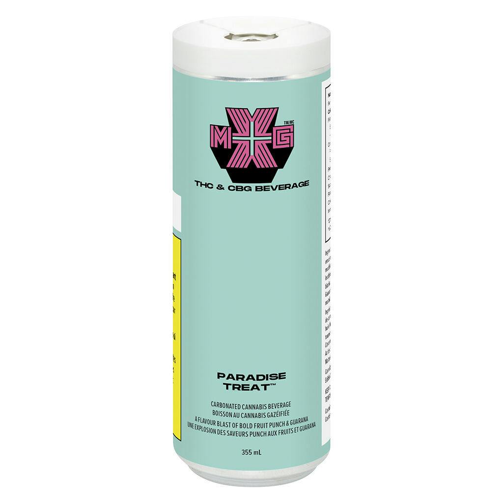 +XMG - Paradise Treat 10mg THC + 10mg CBG + Guarana - 355ml