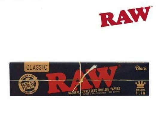 Raw Black - King Slim Rolling Papers