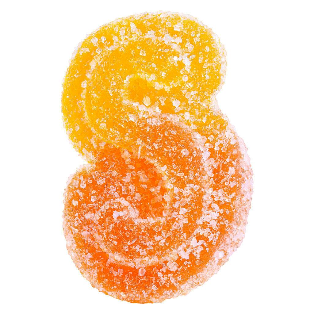 Fully Blasted Peach Orange 1:1 THC CBD Gummy