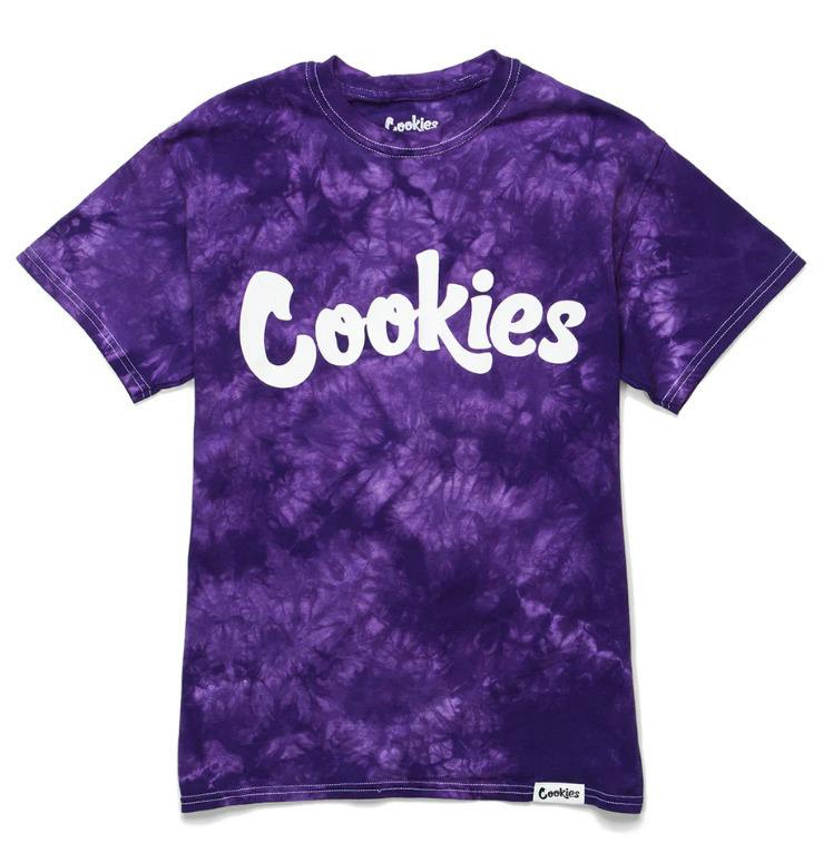 Cookies - Original Mint Logo Crystal Wash Tie Dye - Tee - Purple