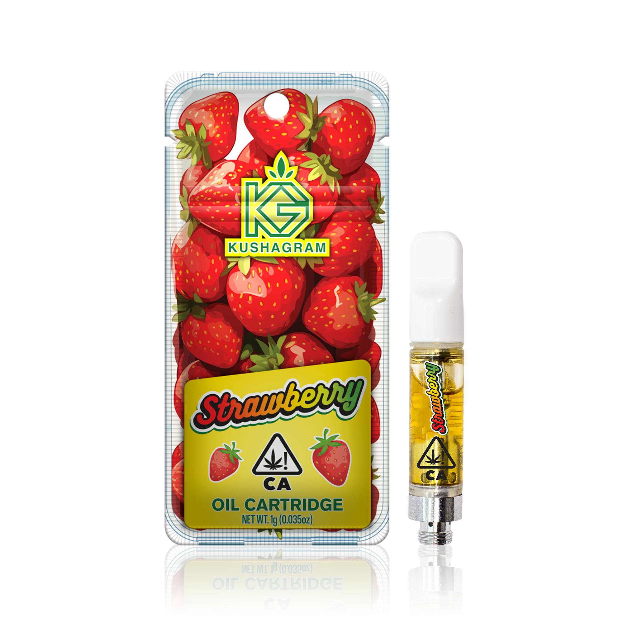 KUSHAGRAM: Strawberry Premium Cartridge - 1g