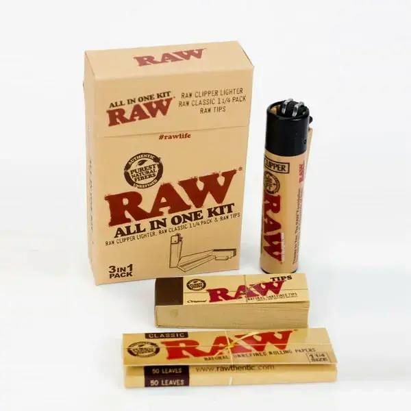 RAW All in One Kit (clipper,1 1/4 papers, tips)