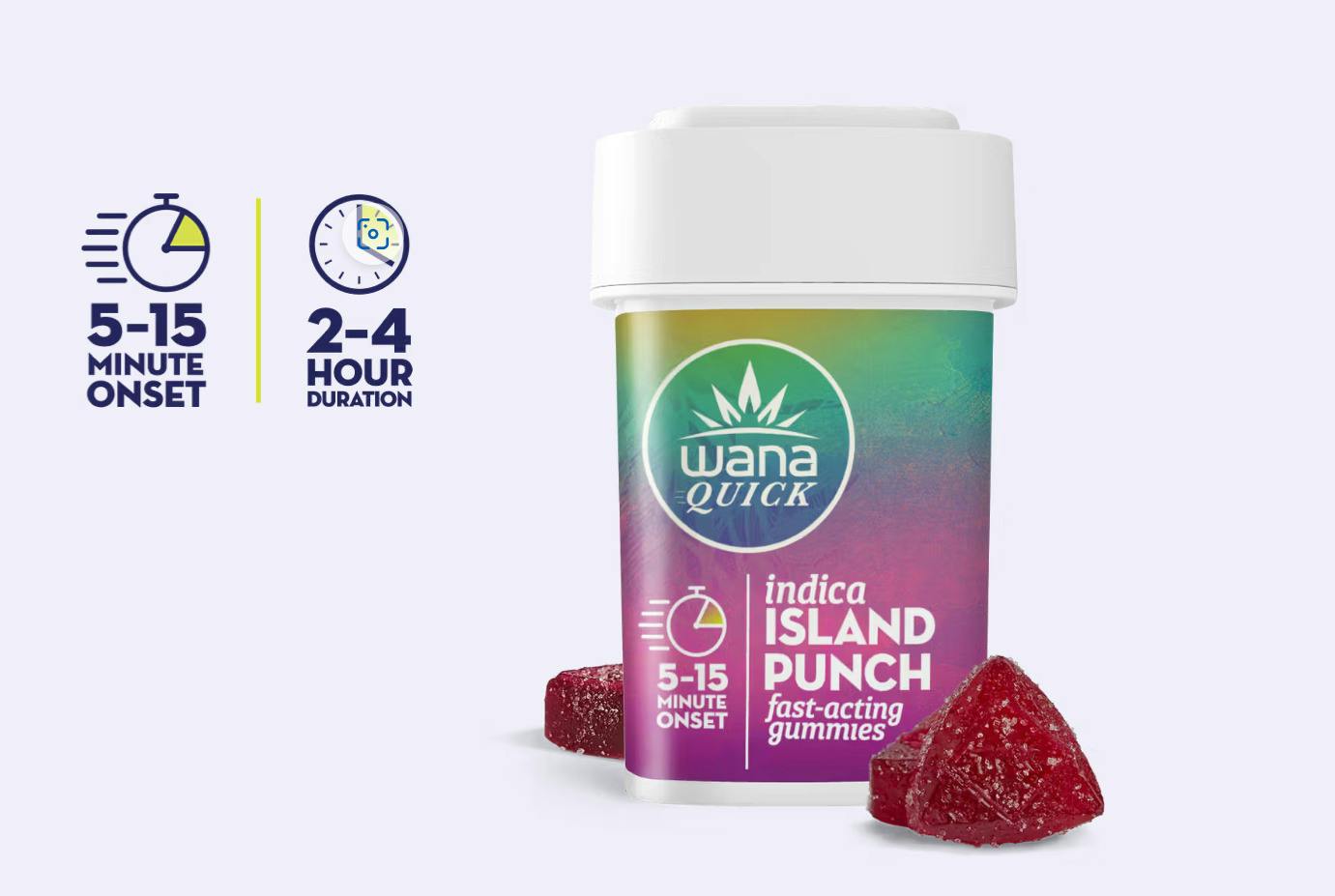 Island Punch Indica | 100mg Fast Acting | Wana