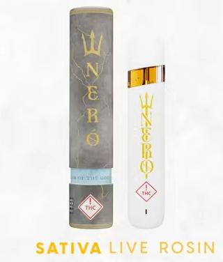 White Rhino | 1g Live Rosin Disposable | Nero cannabis product
