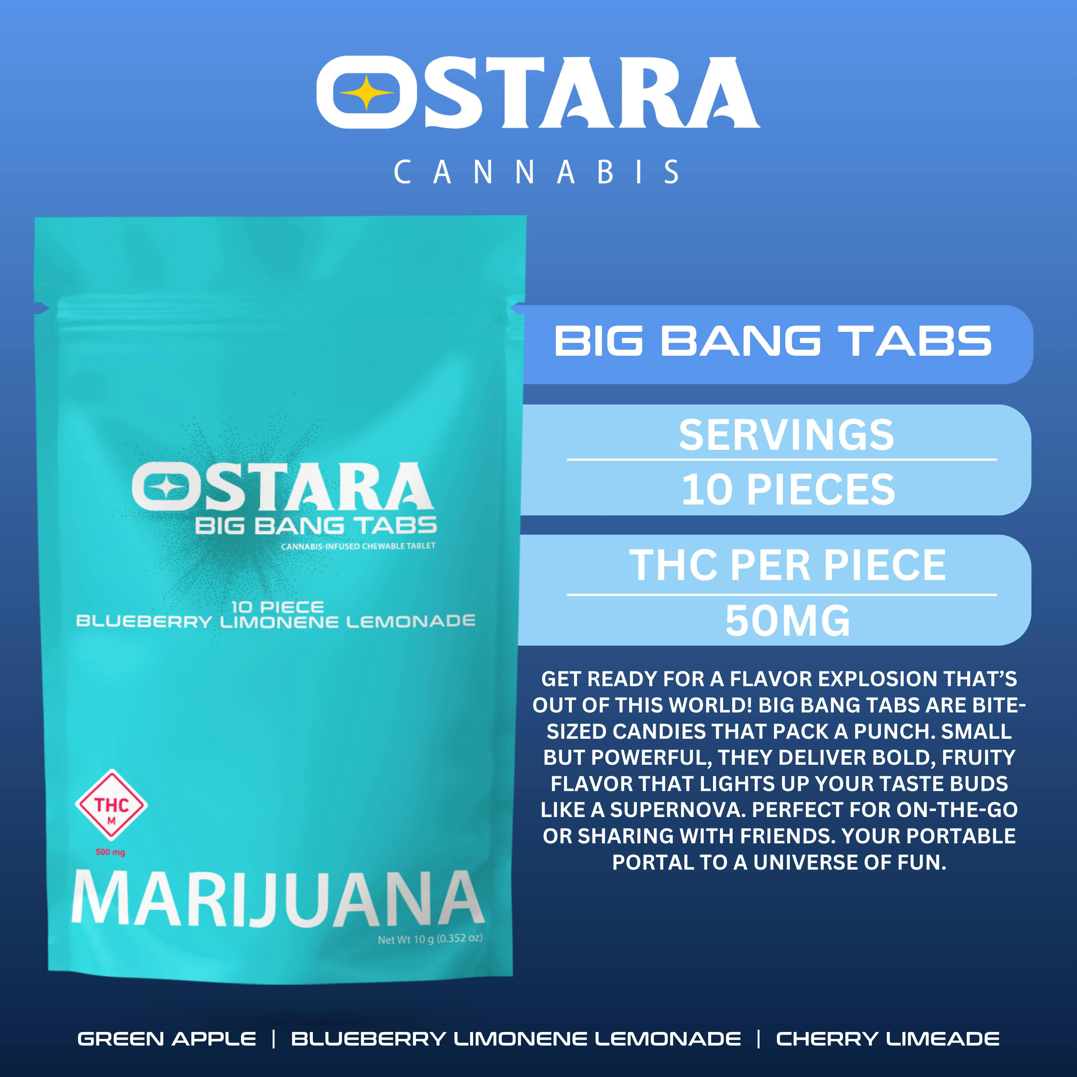 Blueberry Limonene Lemonade | Big Bang Tabs 500mg (10ct)
