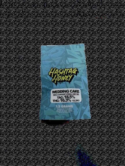 Hashtag Honey Wedding Cake Indica/Hybrid 1.2g Dime Bag at Stage One Dispensary